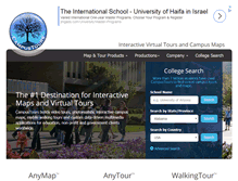 Tablet Screenshot of campustours.com